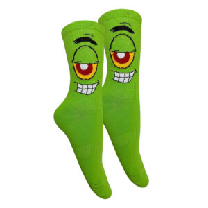 Plankton Long Stem Socks – Cartoon Chaos in Every Step