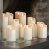 Premium LED Candle Kerze – Flameless, Realistic Glow – Battery Powered, Safe for Indoor Use (3x)