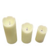 Premium LED Candle Kerze – Flameless, Realistic Glow – Battery Powered, Safe for Indoor Use (3x)