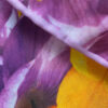 Purple Four Seasons Cotton Scarf - With A Very Beautiful Floral Design