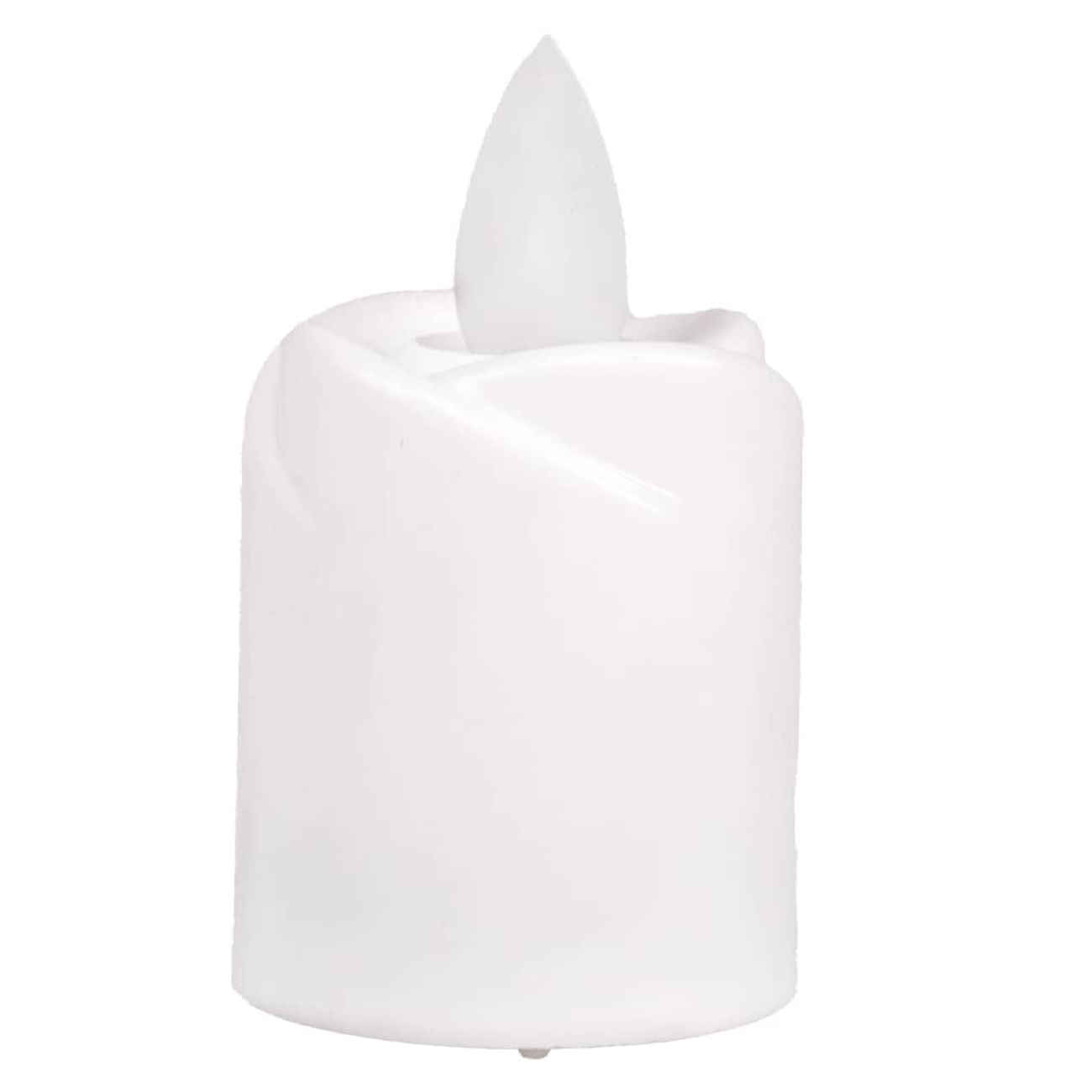 Realistic LED Candle – Battery Operated with Convenient On/Off Button ...