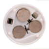 Realistic LED Candle – Battery Operated with Convenient On/Off Button in Flower Design