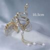 Rhinestone Hair Claw – Mermaid Design