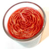 Romantic Rosehip Glass Jar Candle – Soft Glow, Sweet Scent Suitable for Meditation