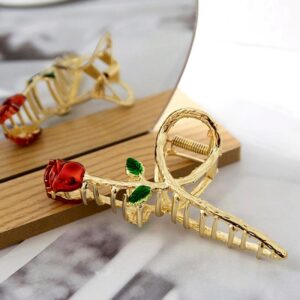Rose Flower Hair Claw for Women – Fashionable and Unique