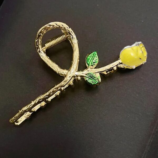 Rose Flower Hair Claw for Women – Fashionable and Unique