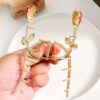 Rose Flower Hair Claw for Women - Fashionable and Unique