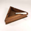 Rustic Wood Ashtray for Home or Cabin – Stylish Tabletop Smoking Accessory