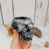 Skull Ashtray for Smokers – Unique Novelty Resin Ashtray for Home Décor, Bar, or Gift