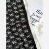 Stylish Mini Headscarf – Cream Foundation & Colorful Bow Detail