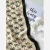Stylish Mini Headscarf – Cream Foundation & Colorful Bow Detail