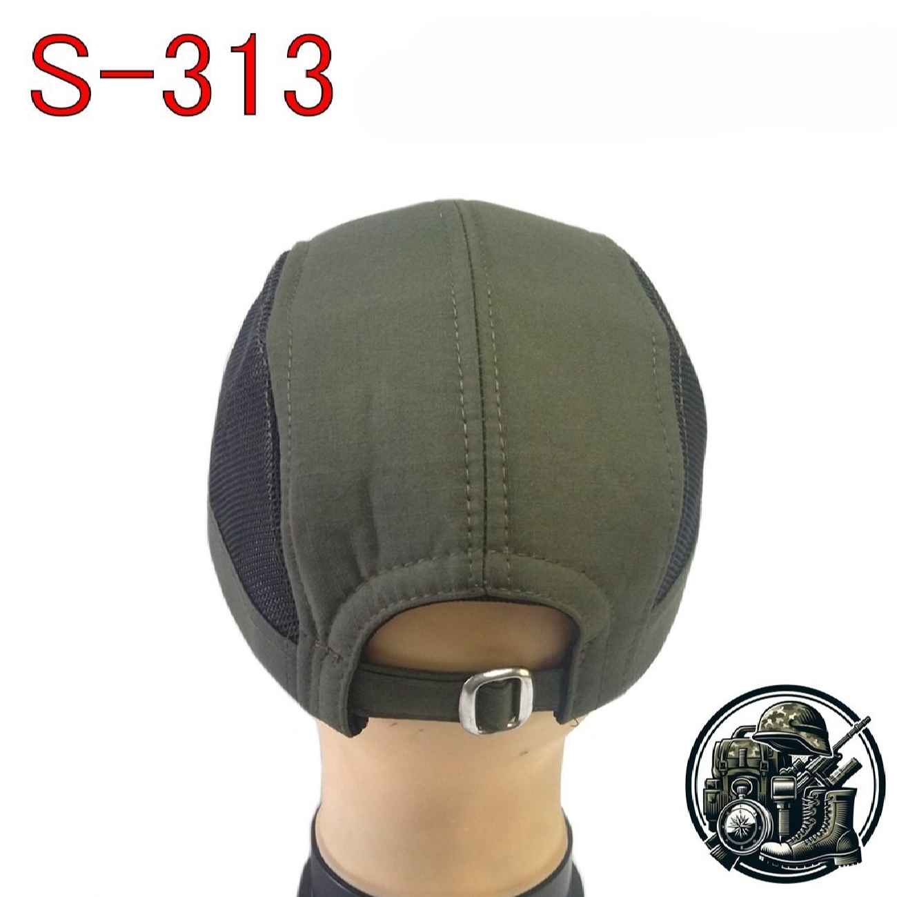 Tactical Cotton Cap – Military Style Hat – Green (Model 313 S)