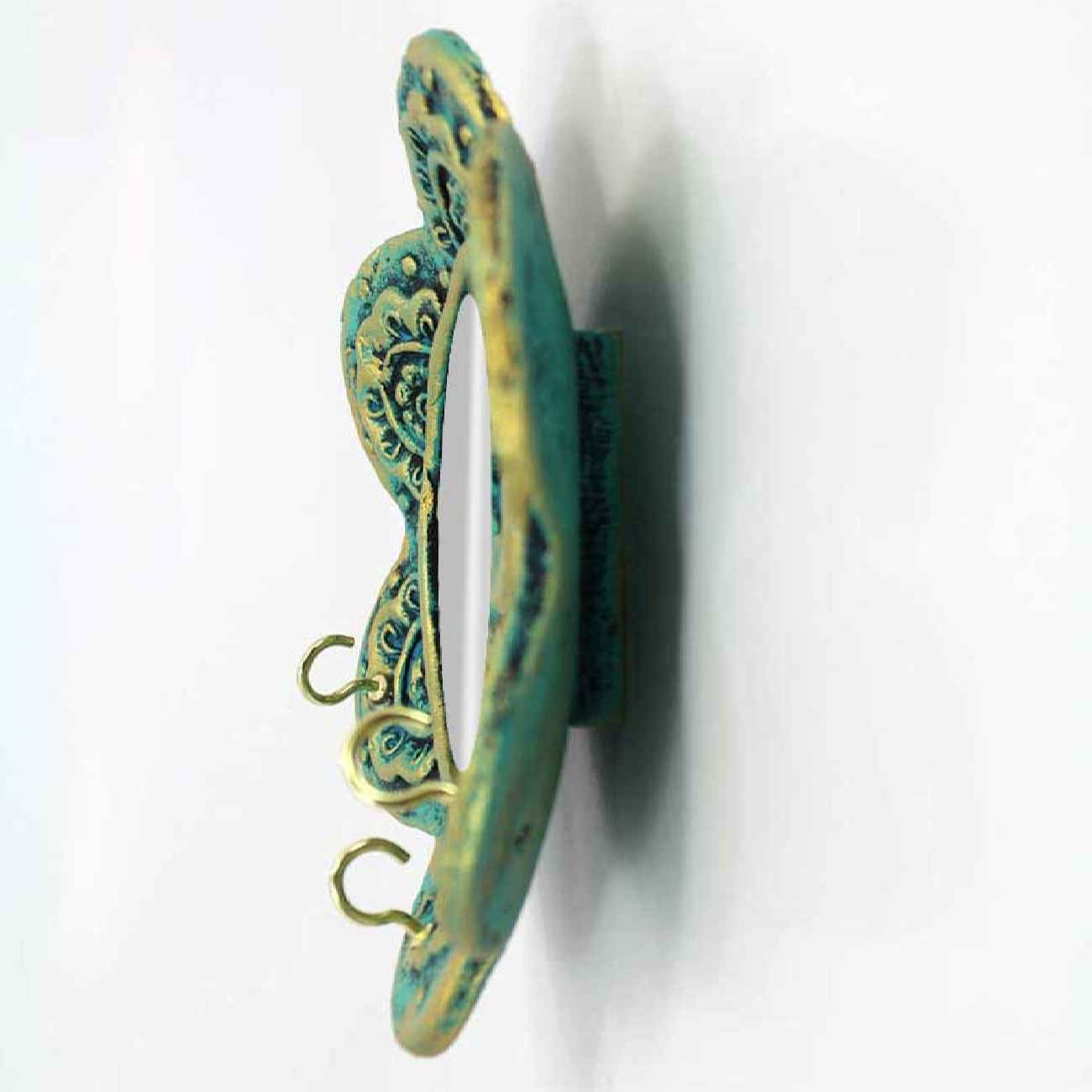 Traditional Ceramic Mirror Key Rack – Decorative & Functional Entryway ...