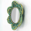 Traditional Ceramic Mirror Key Rack – Decorative & Functional Entryway Piece