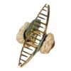 Trendy & Secure Claws with Fabric Rose Design