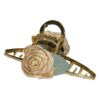Trendy & Secure Claws with Fabric Rose Design (5)