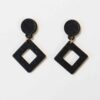 Unique Handmade Acrylic Earring – Stylish & Lightweight with Rhombus-Shaped Design (1)