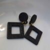 Unique Handmade Acrylic Earring – Stylish & Lightweight with Rhombus-Shaped Design