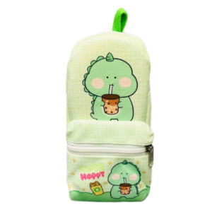 Velvet Dinosaur Pencil Case – Adorable & Soft Storage for Children’s Stationery