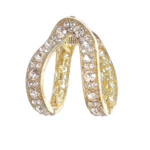 Women’s Hair Claw – Double Ring Ponytail Model