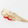 Women's Hair Clip – Formal Rhinestone Cherry Design, Set of 2