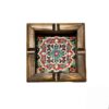 Wooden Ashtray for Cigar Lovers – Elegant, Great for Office, Patio with Tile Design