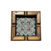 Wooden Ashtray for Cigar Lovers – Elegant, Great for Office, Patio with Tile Design