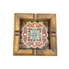 Wooden Ashtray for Cigar Lovers – Elegant, Great for Office, Patio with Tile Design