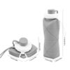 0.6 L Collapsible Silicone Water Bottle – Portable & Space-Saving Design
