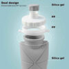 0.6 L Collapsible Silicone Water Bottle – Portable & Space-Saving Design