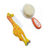 Baby Comb & Brush Set with Cute Giraffe Design – Perfect for Infant Hair Care
