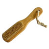 Bamboo Pumice Stone with Brush – Exfoliating Foot Care Tool