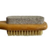 Bamboo Pumice Stone with Brush – Exfoliating Foot Care Tool