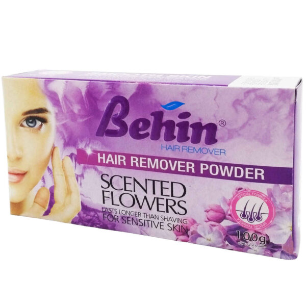 Behin Depilatory Powder – Suitable for Women, 100g, Pack of 10 (1)