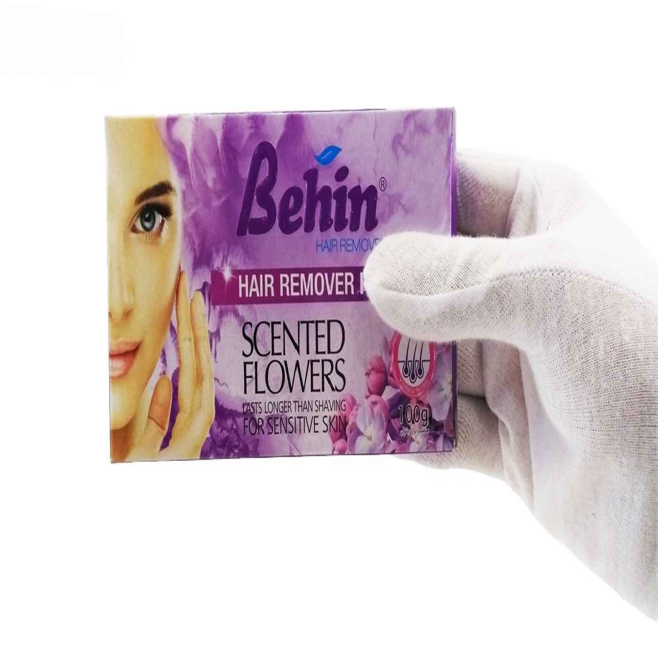Behin Depilatory Powder – Suitable for Women, 100g, Pack of 10