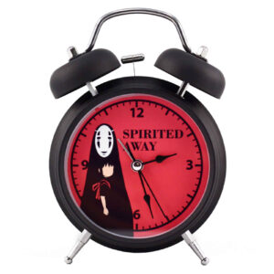 Black & Bold Spirited Away – Twin Bell Alarm Clock for True Anime-Heads
