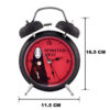 Black & Bold Spirited Away - Twin Bell Alarm Clock for True Anime-Heads