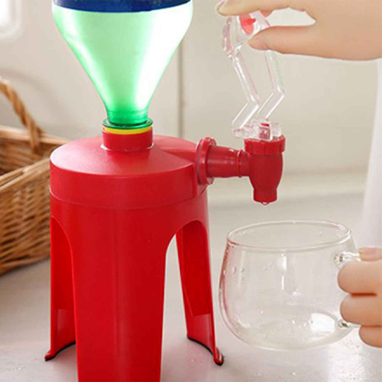 Bottle Rack for Water & Beverage Bottles in Your Kitchen or Pantry