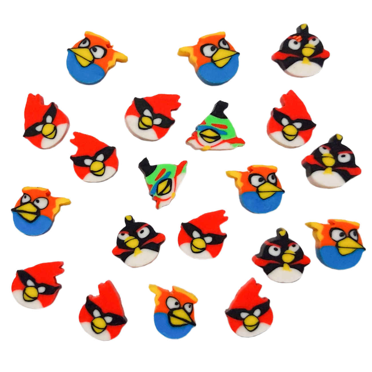 Bring the Battle to Your Pencil Case – Angry Birds Erasers (x20)