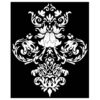 Classic Charm Stencil - Suitable for Wall & Fabric with Damask Pattern