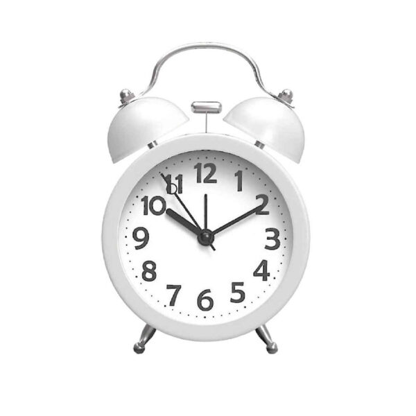 Classic Twin Bell Clock – Best Alarm for Deep Sleepers (5)