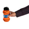 Collapsible Silicone Sport Water Bottle – Basketball Ball Design, 0.55 Liter, Portable & Reusable