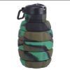 Collapsible Silicone Water Bottle – Grenade Design, 500ml, Two Colors (1)