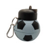 Collapsible Silicone Water Bottle – Soccer Ball Design, 0.55 L Capacity