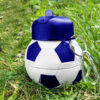 Collapsible Silicone Water Bottle – Soccer Ball Design, 0.55 L Capacity