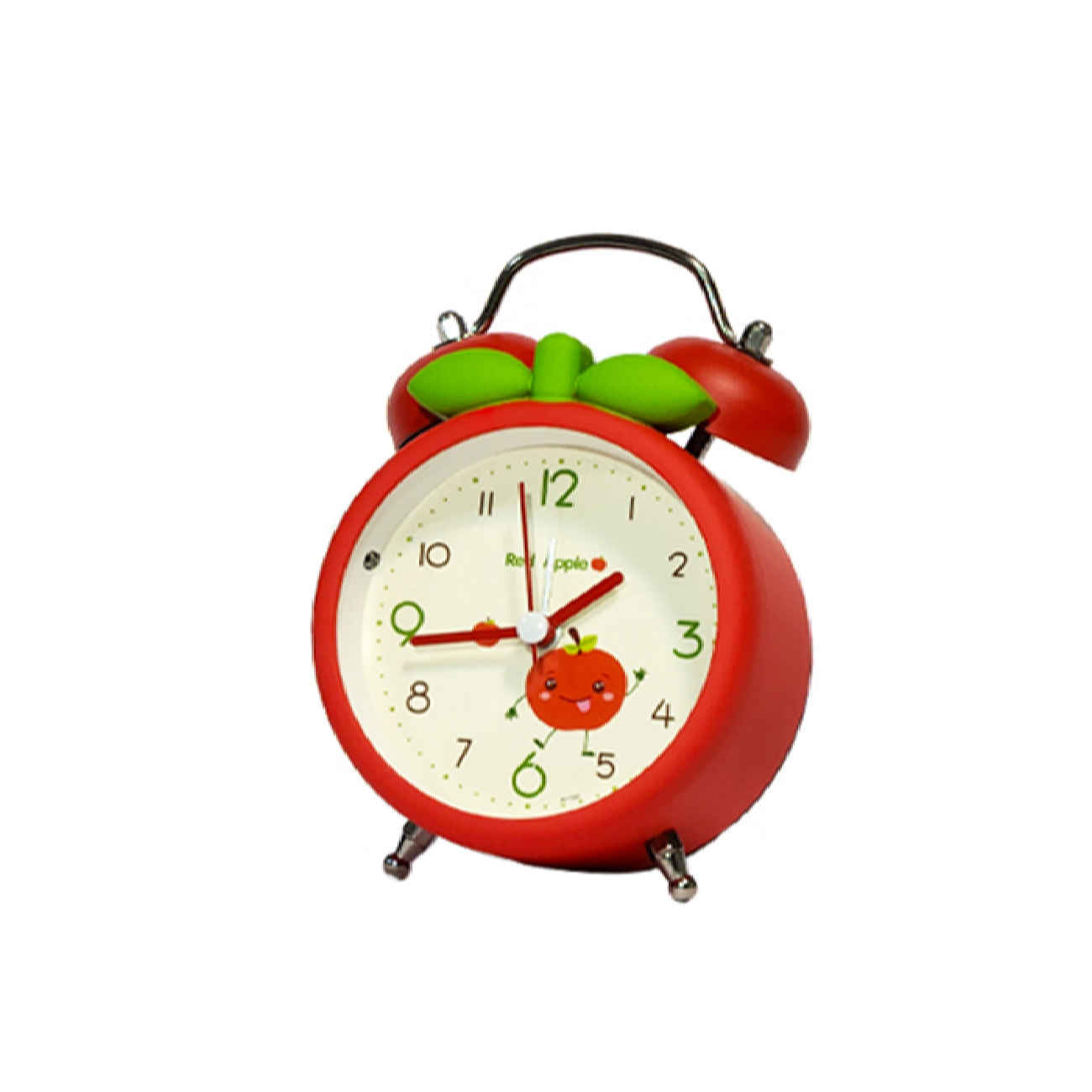 Colorful Fruit Twin Bell Clock – Great Gift for Kids or Kitchen Decor