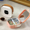 Compact PVC Jewelry Box - Suitable for Organizing Earrings, Chains & Travel