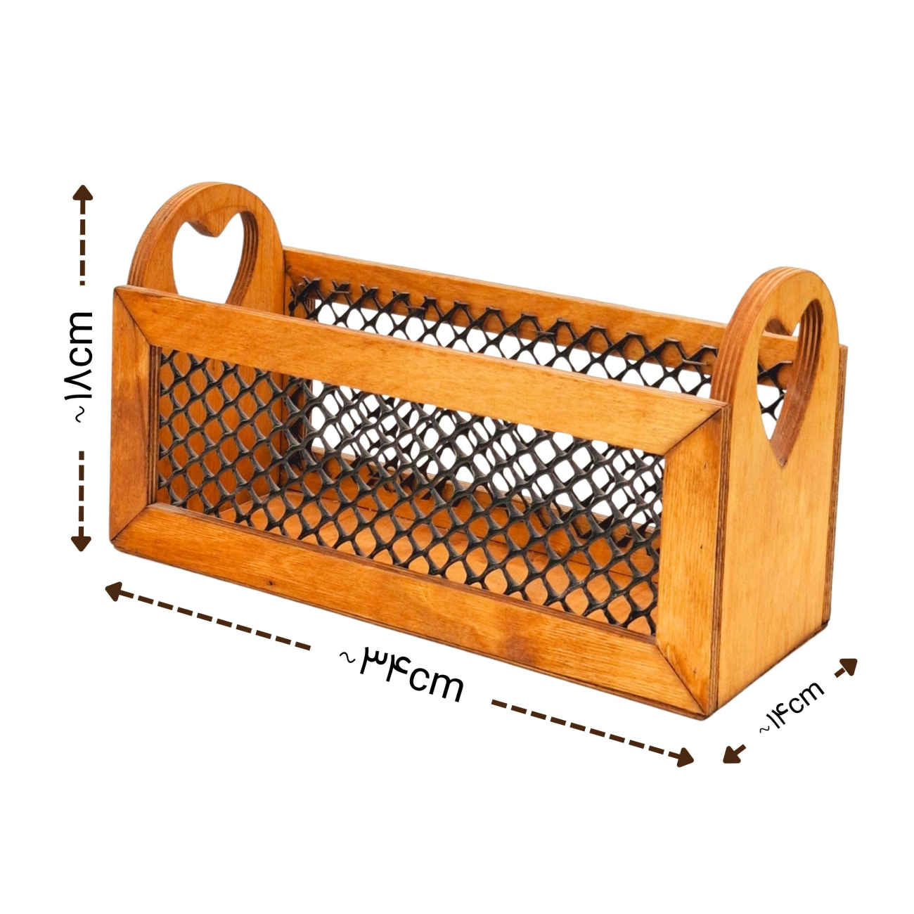 Decorative Bottle Stand with Heart Handle Design – Suitable for Water, Juice & Beverages