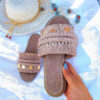 Dusty Pink Macramé Sandals - Perfect for Beautiful, Confident Women
