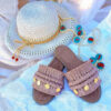 Dusty Pink Macramé Sandals - Perfect for Beautiful, Confident Women